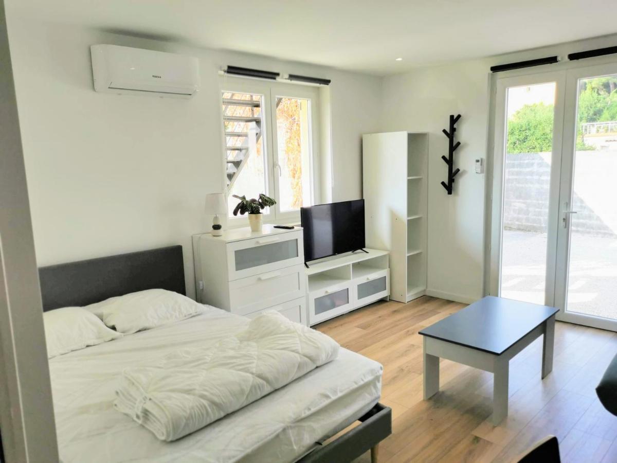 Appartement Climatise Golfe-Juan Plage Vallauris Bagian luar foto